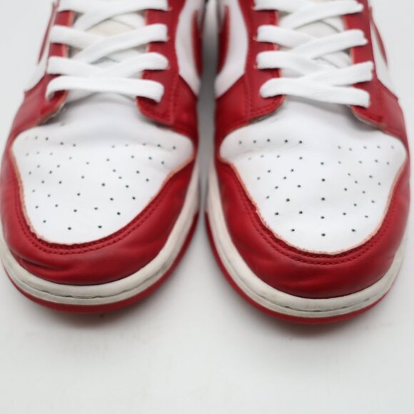 Nike Dunk Low Top Retro Men\'s Size 11  Gym Red White Training Shoes DD1391-602